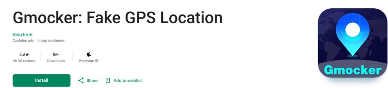 安裝 gmocker 虛擬 gps 定位應用