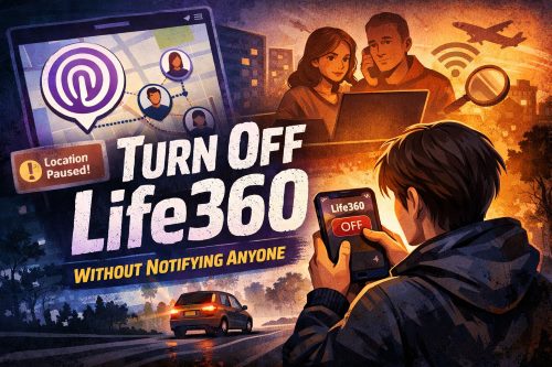 不通知任何人的情況下關閉 life360