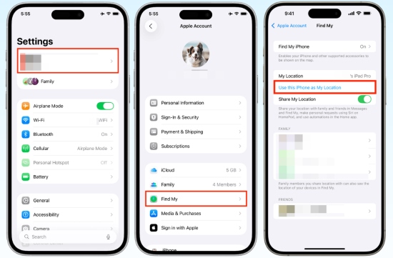 使用此iPhone 作為我的位置